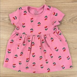 Moon and Back Pink Baby Dress